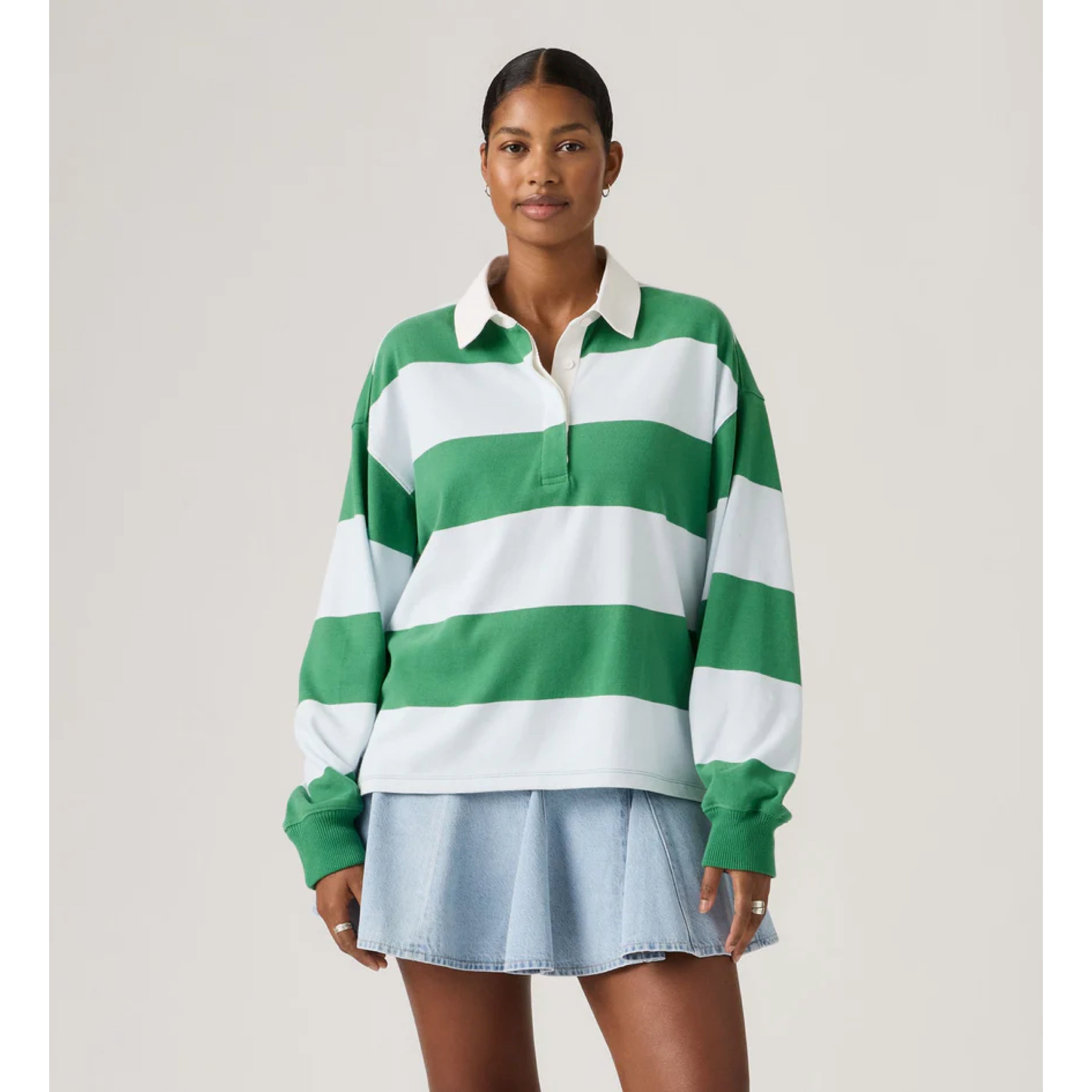 Levi's Reenie Rugby Long Sleeve - Katie Stripe Country Air