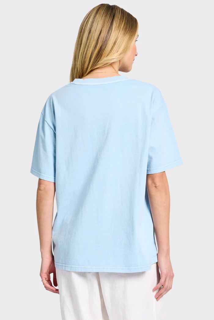 Academy Brand Women's Jimmy Boyfriend Tee - Dream Blue Academy Brand