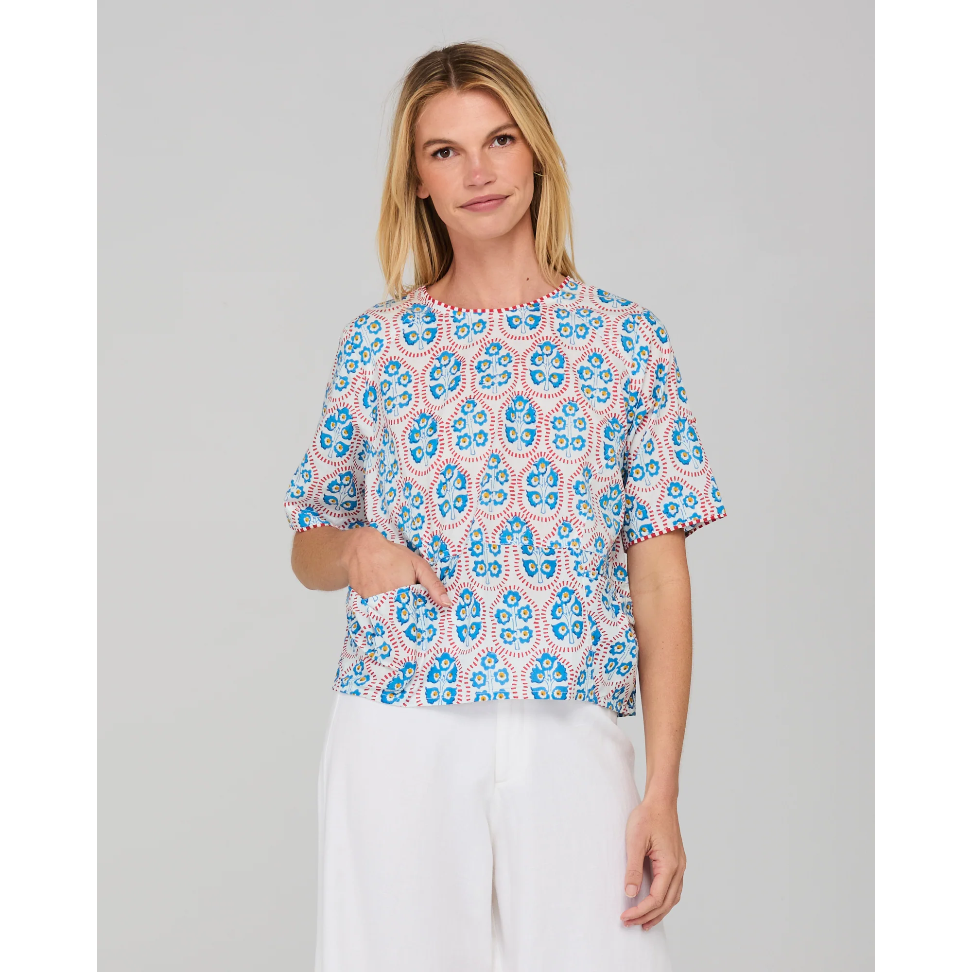 Boom Shankar Guru Top - Emilia White Boom Shankar