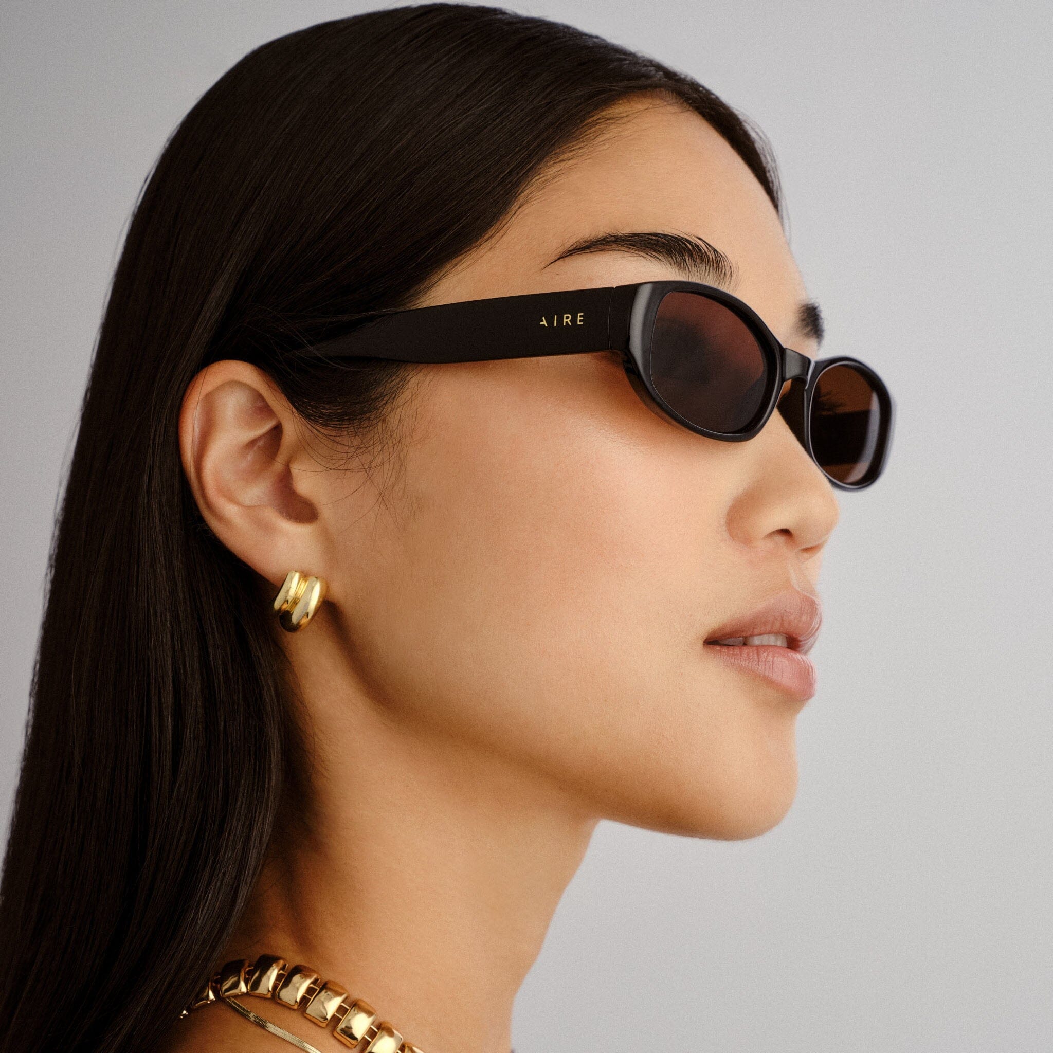 Aire Shades Caellum Uni-sex Sunglasses - Black Unisex Sunglasses Aire Shades