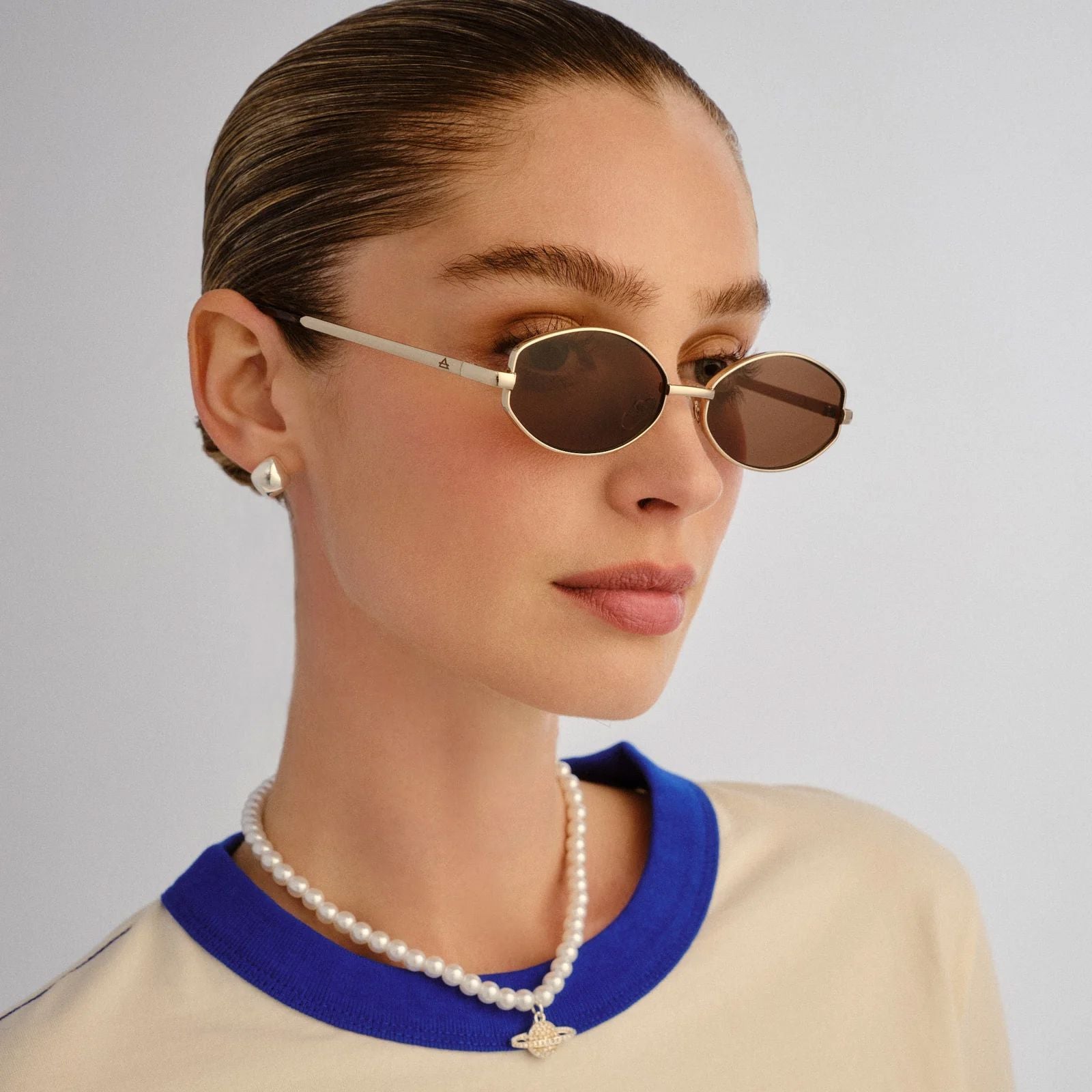 Aire Shades Objective Women's Sunglasses - Gold Aire Shades