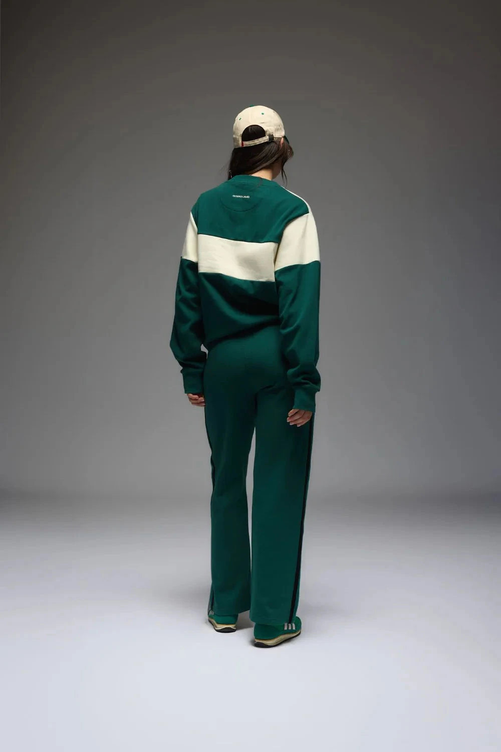 Araminta James 1982 Contrast Knit Sweater - Forest Araminta James