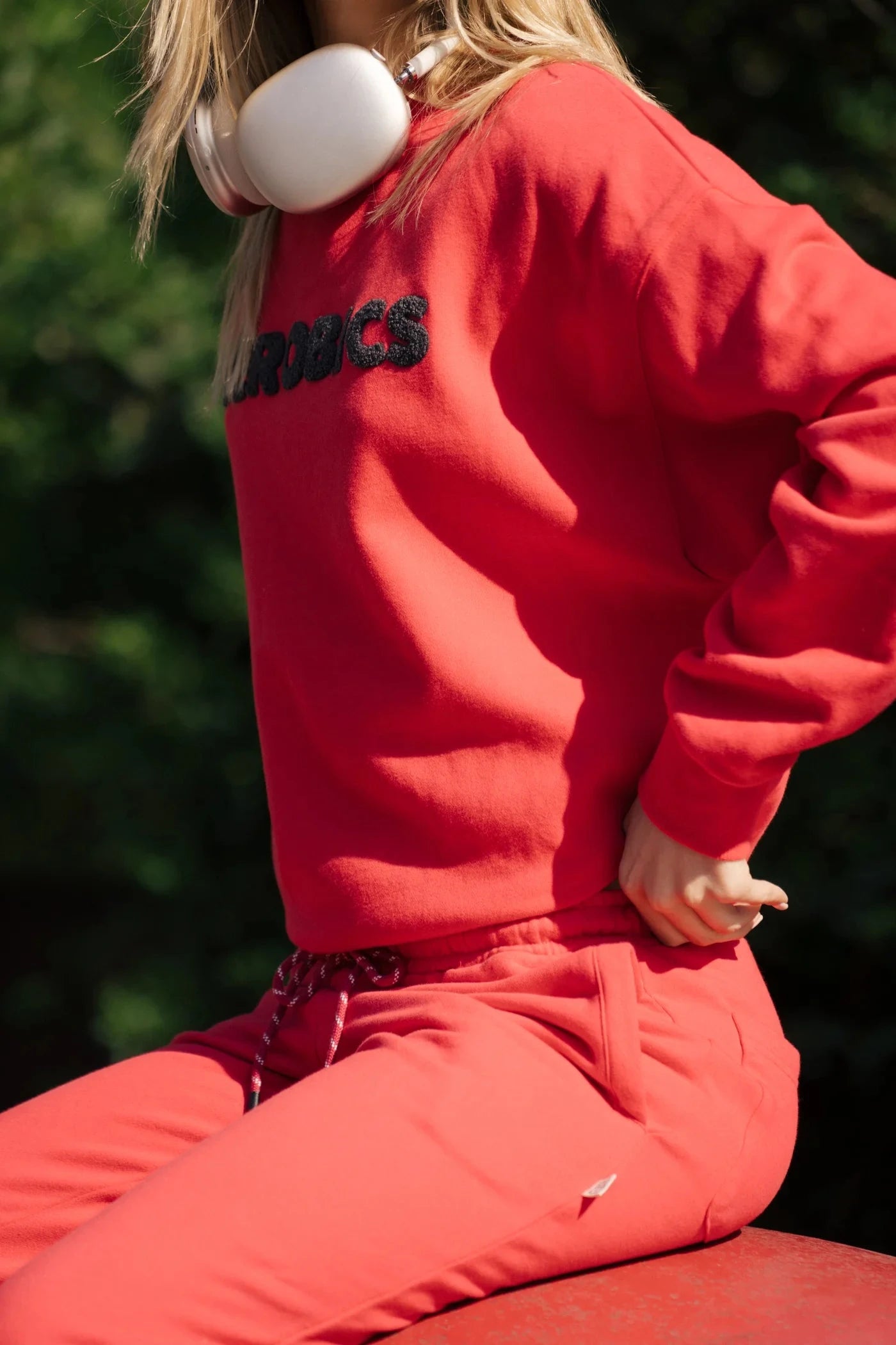 Araminta James Aerobics Sweatshirt - Tulip Red Araminta James