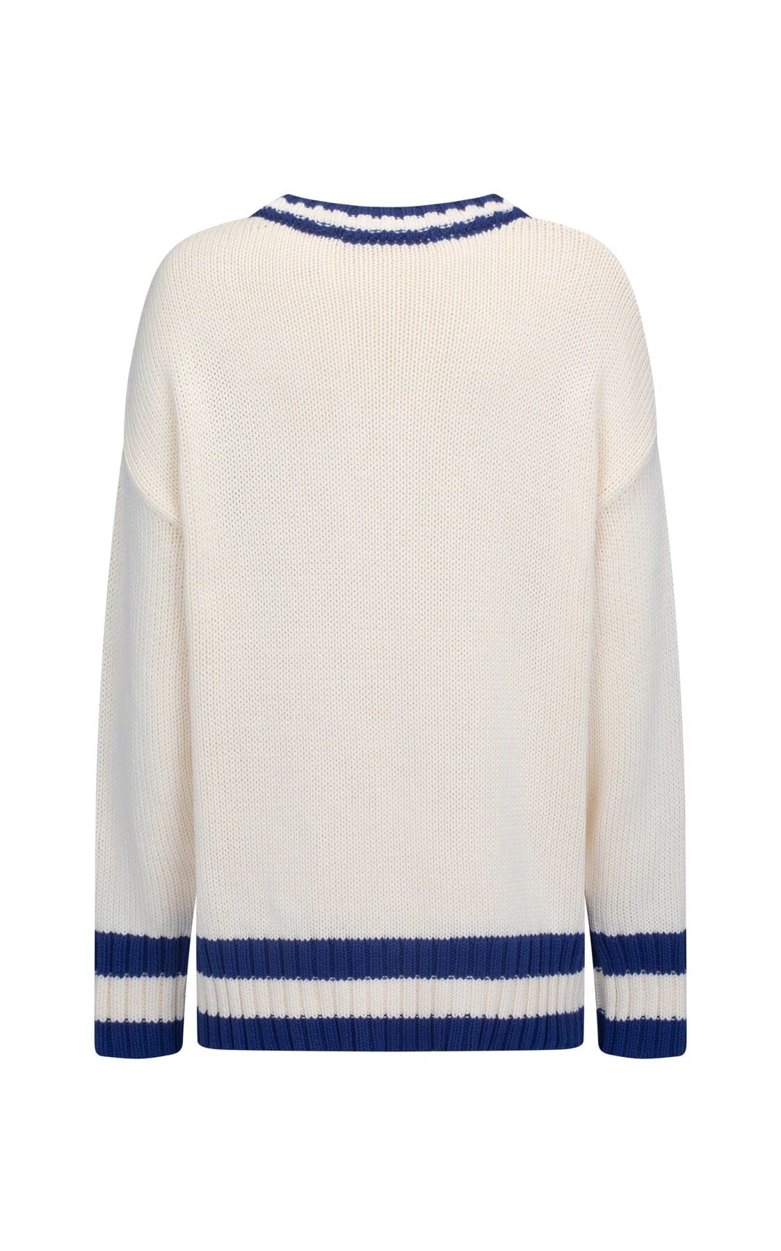 Araminta James AJ V-Neck Knit Sweater - Coconut Araminta James