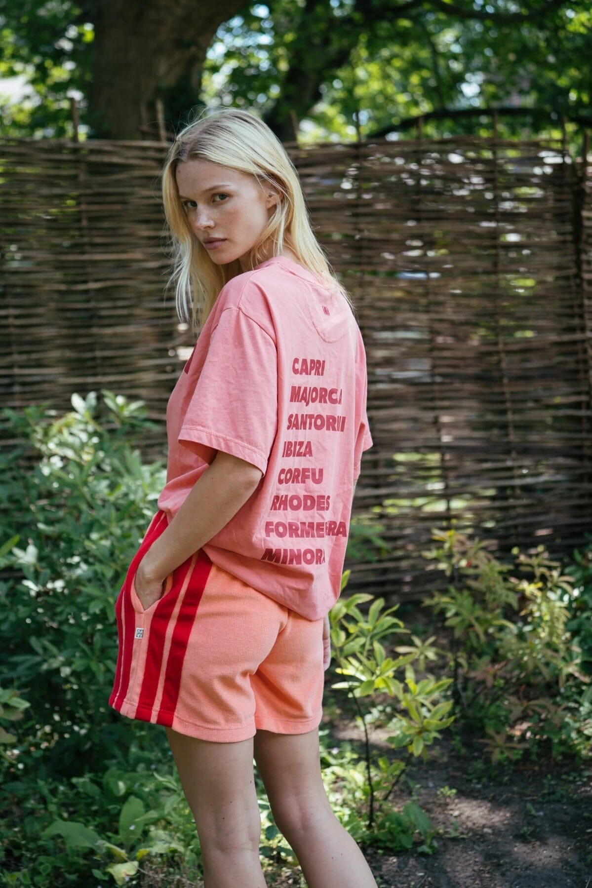 Araminta James Cin Cin Tee - Bougainvillea Pink Araminta James