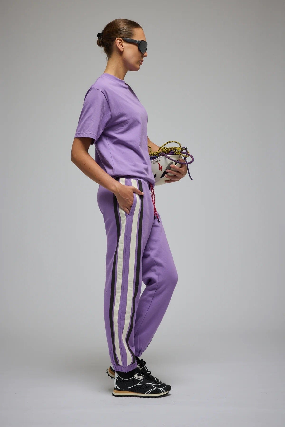 Araminta James Croissants Bebe Tee - Washed Violet Araminta James