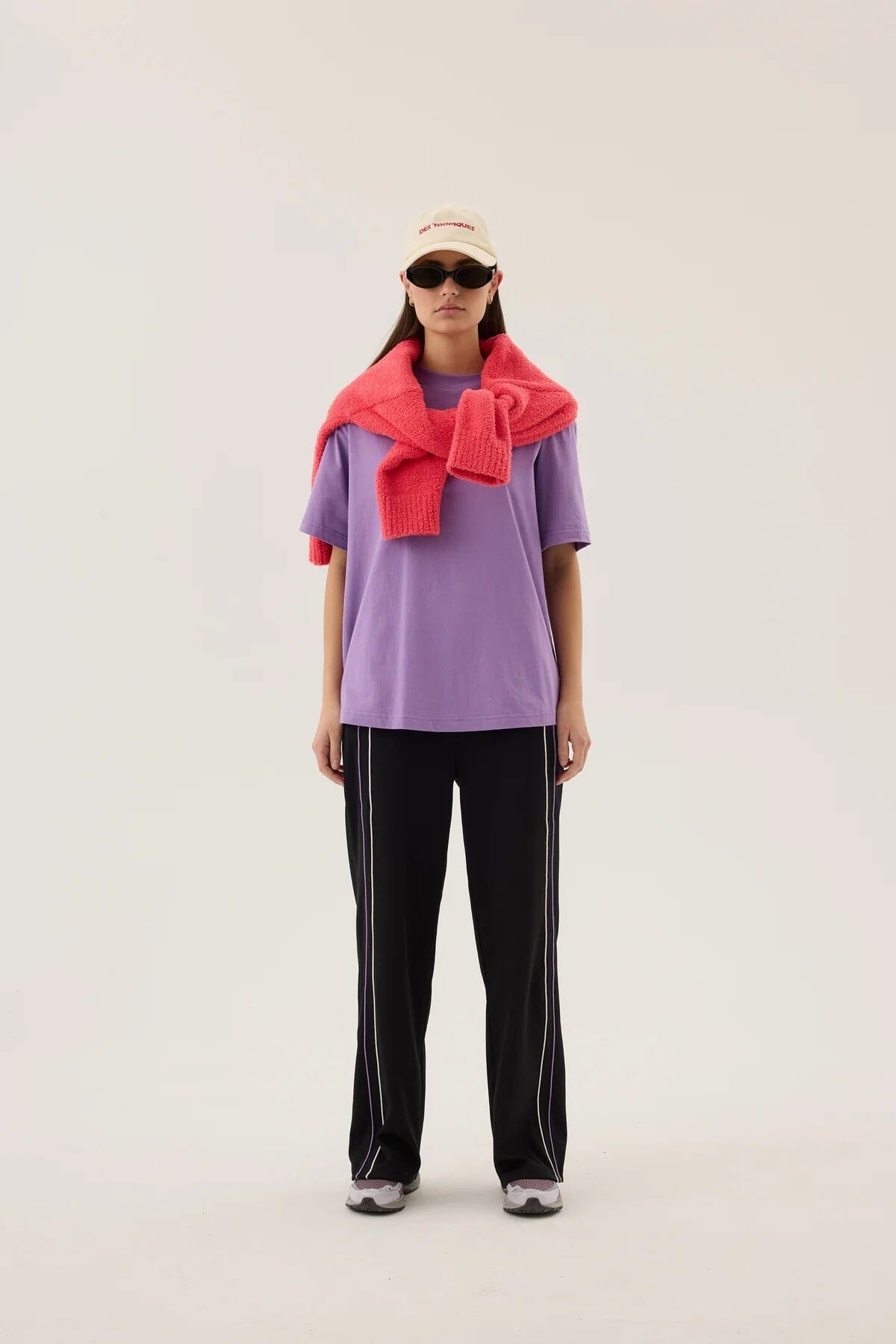 Araminta James Croissants Bebe Tee - Washed Violet Araminta James