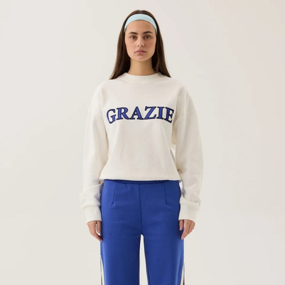 Araminta James Grazie Sweatshirt - Warm White Araminta James