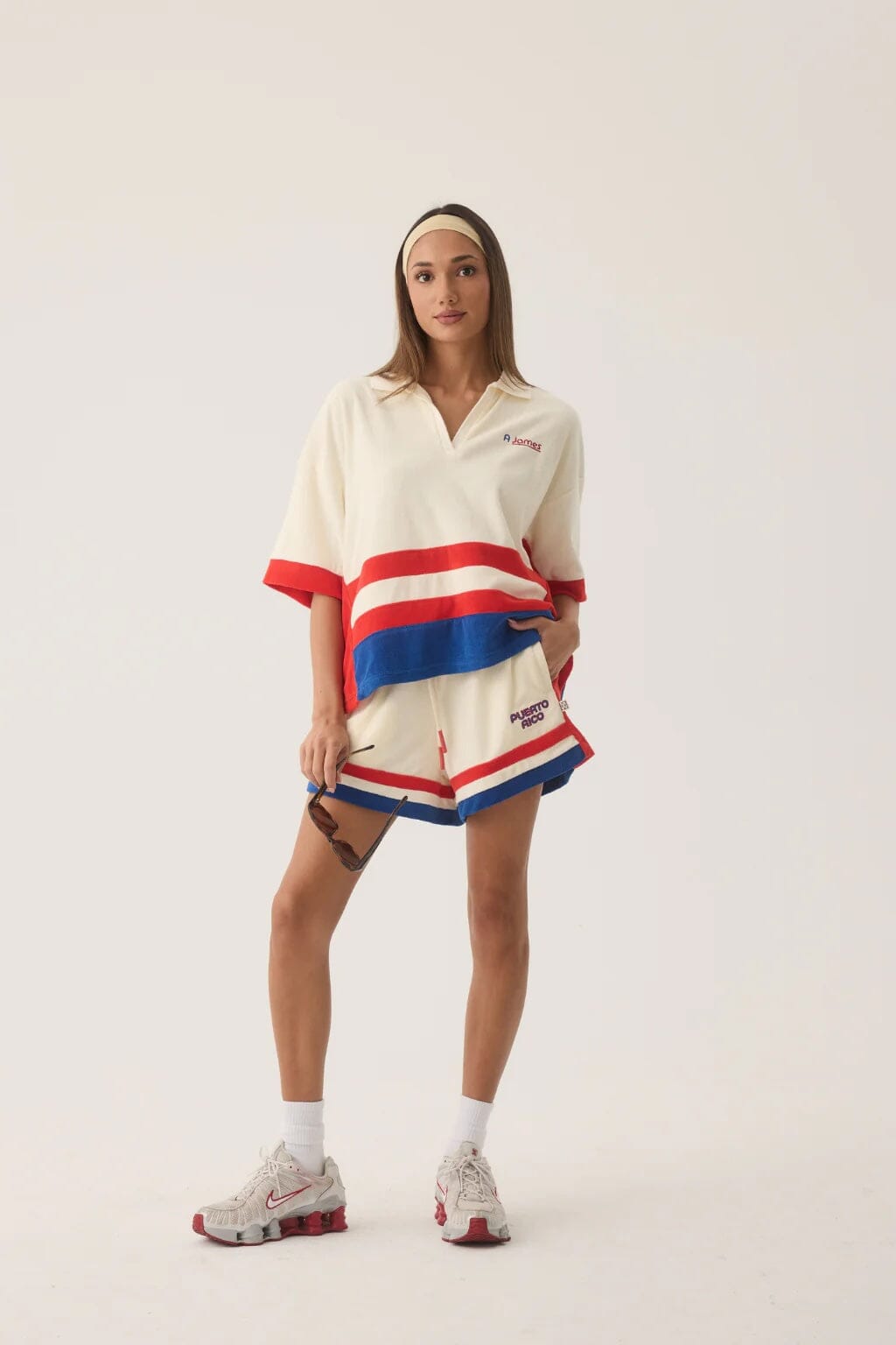 Araminta James Rico Terry Shirt - Coconut Araminta James