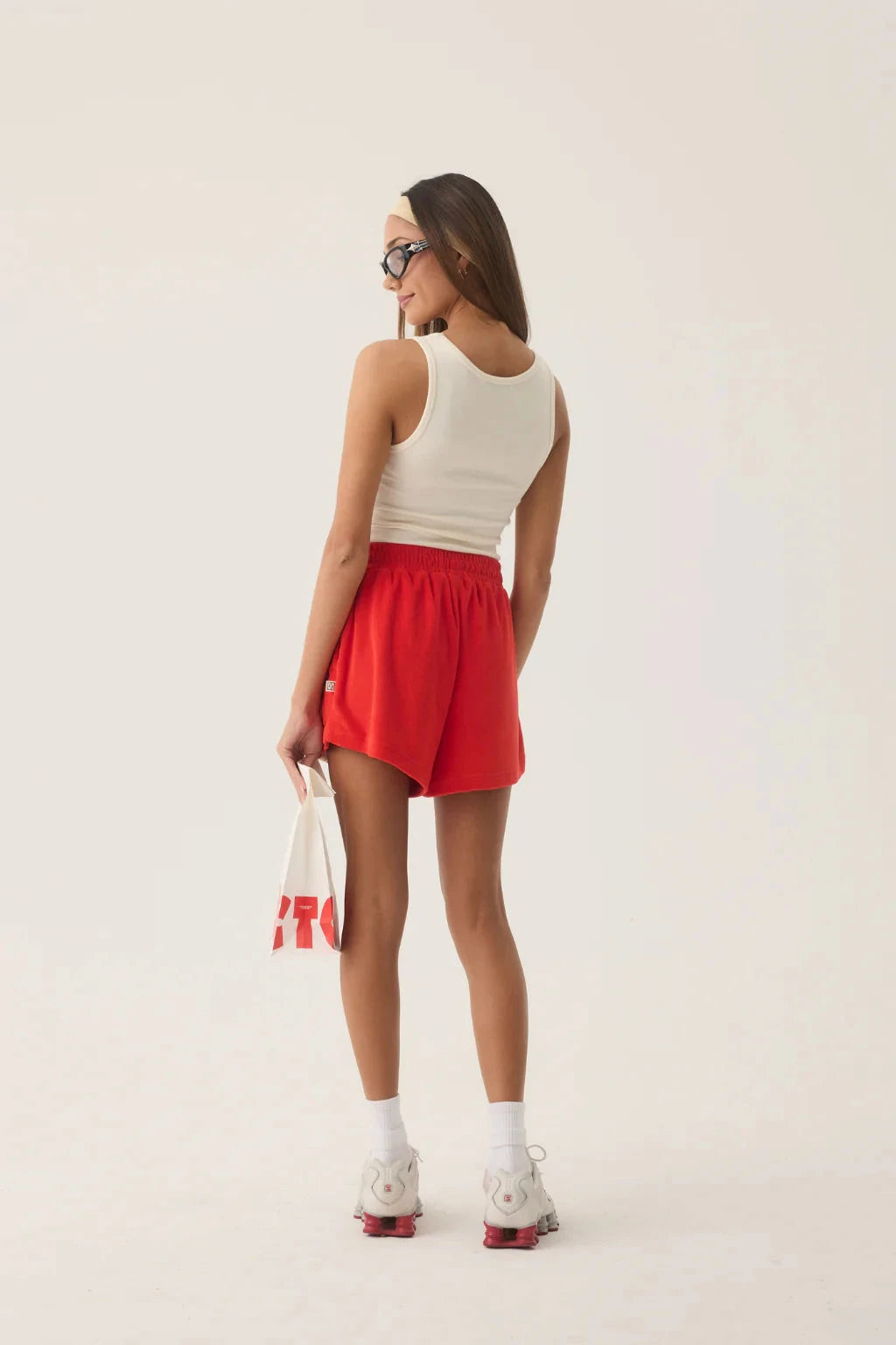 Araminta James Tropiques Terry Short - Apple Red Araminta James