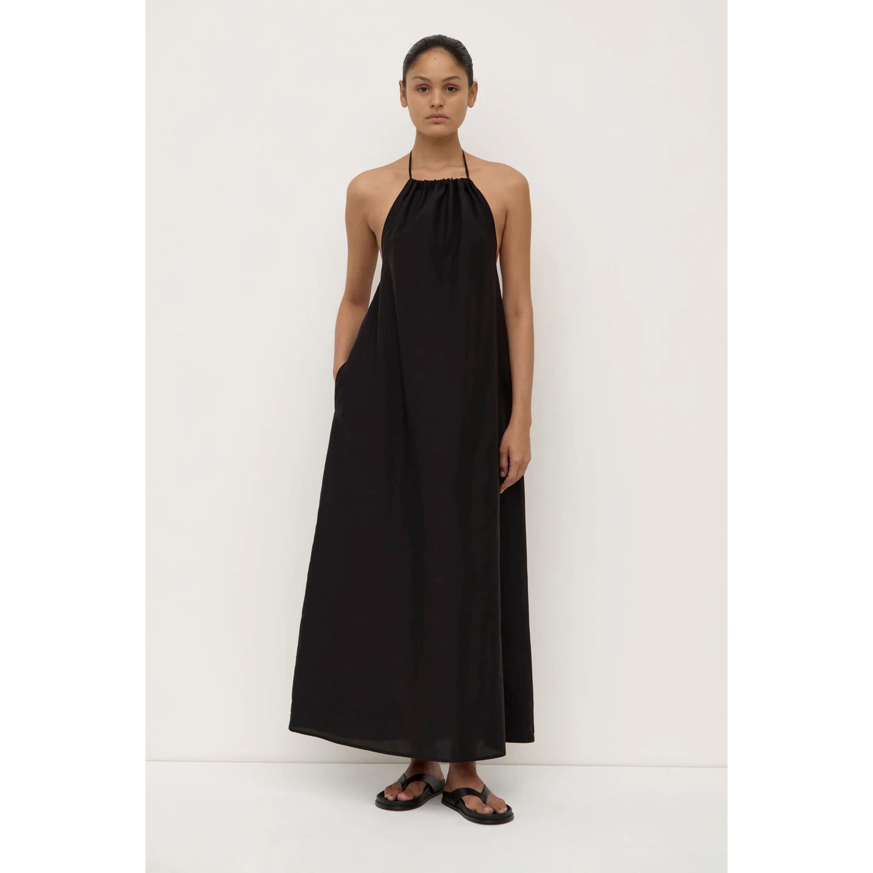 Assembly Label Addison Halter Maxi Dress - Black Assembly Label