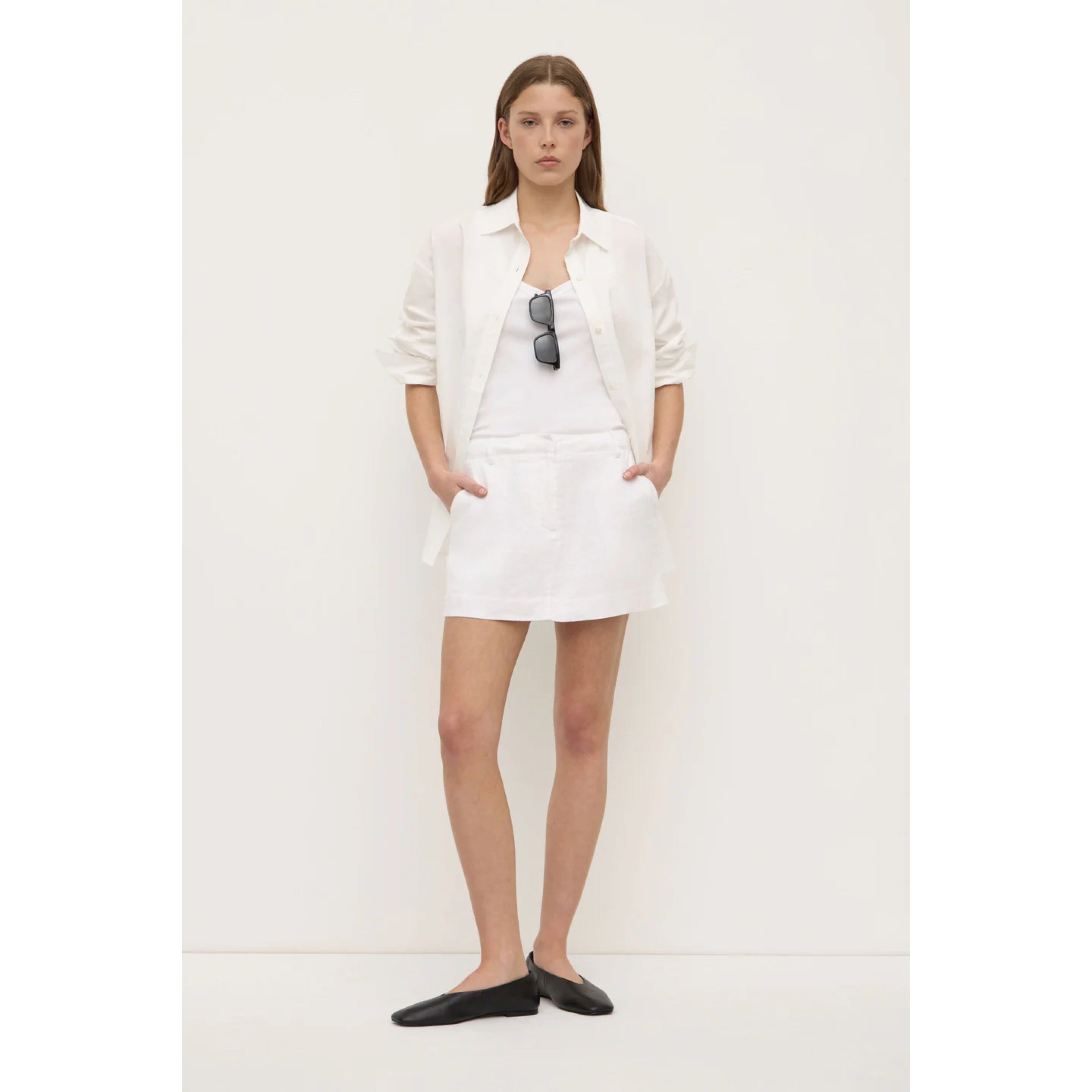 Assembly Label Amanda Mini Skirt - White Assembly Label