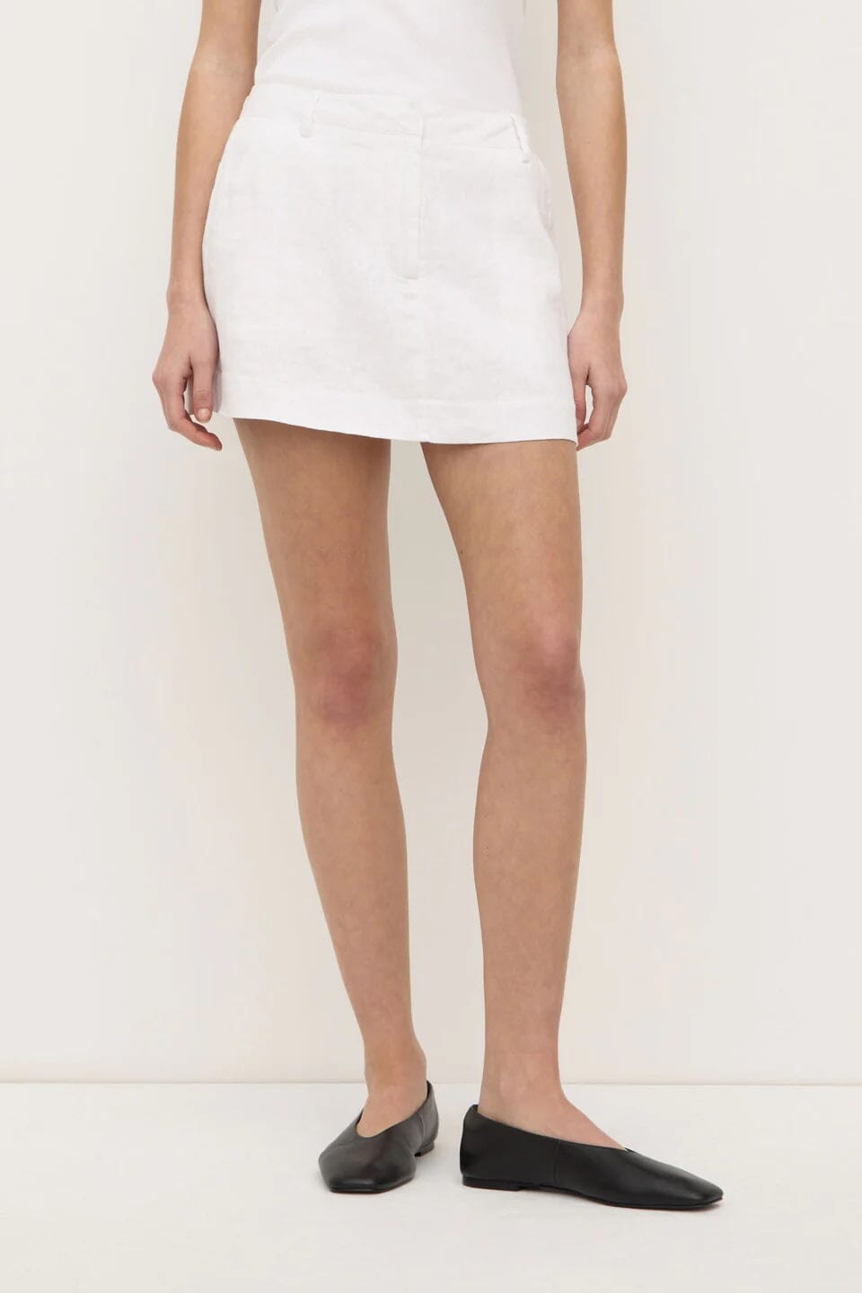 Assembly Label Amanda Mini Skirt - White Assembly Label