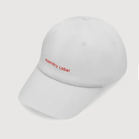 Assembly Label Atelier Logo Cap - Ecru/Chilli Assembly Label