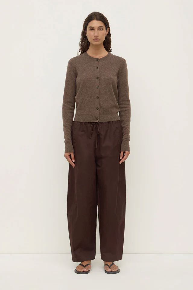 Assembly Label Benny Knit Cardigan - Cocoa Marle Assembly Label