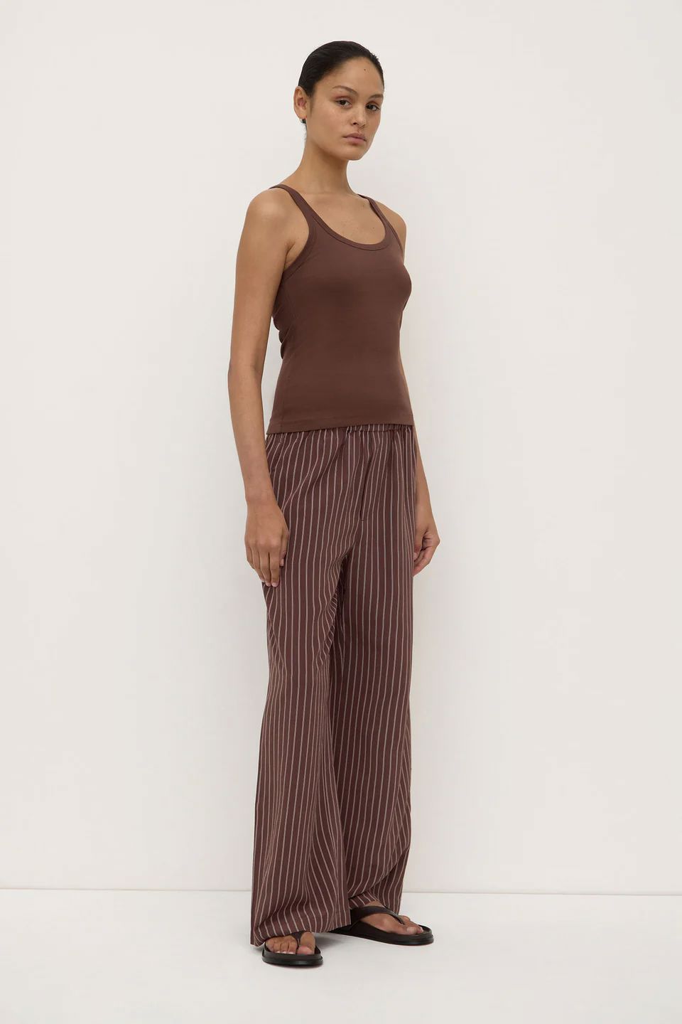 Assembly Label Charlie Rib Tank - Espresso Assembly Label