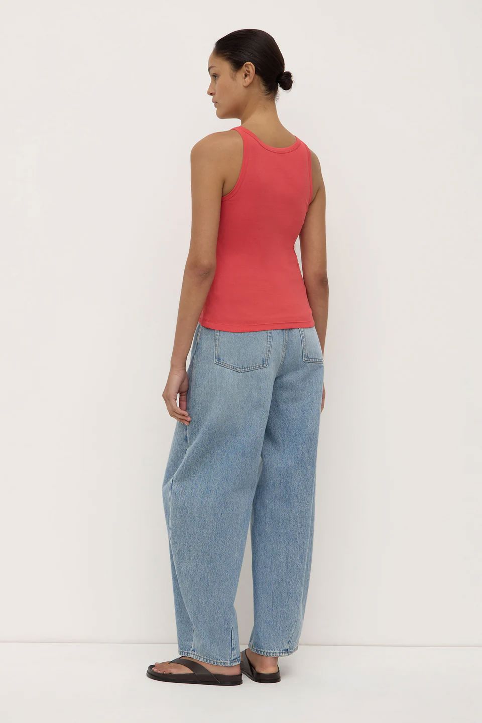 Assembly Label Charlie Rib Tank - Washed Chilli Assembly Label