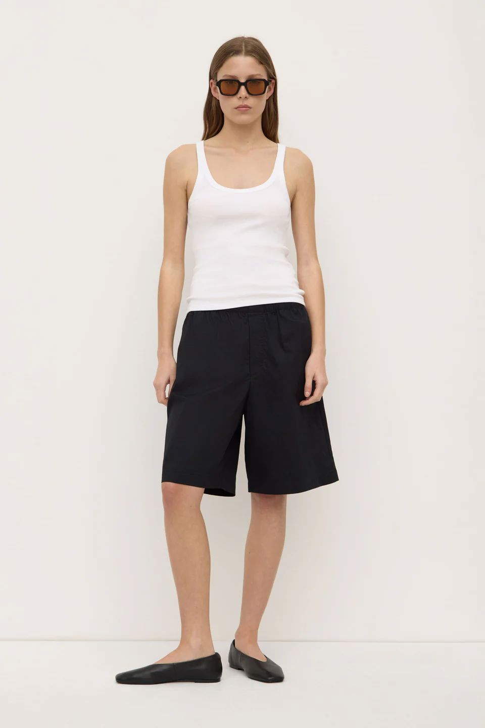 Assembly Label Charlie Rib Tank - White Assembly Label