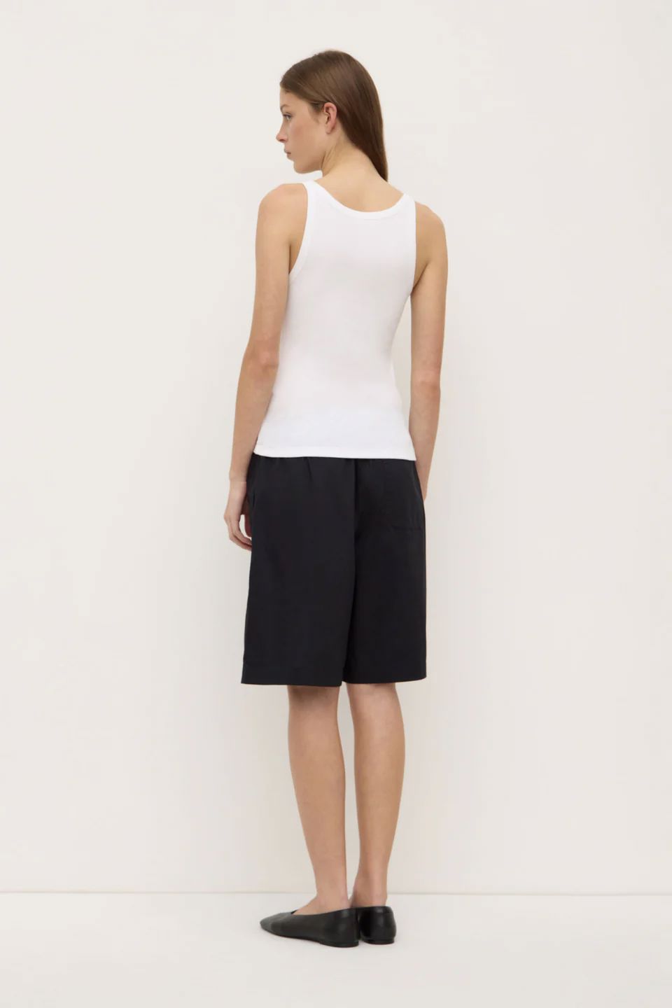 Assembly Label Charlie Rib Tank - White Assembly Label