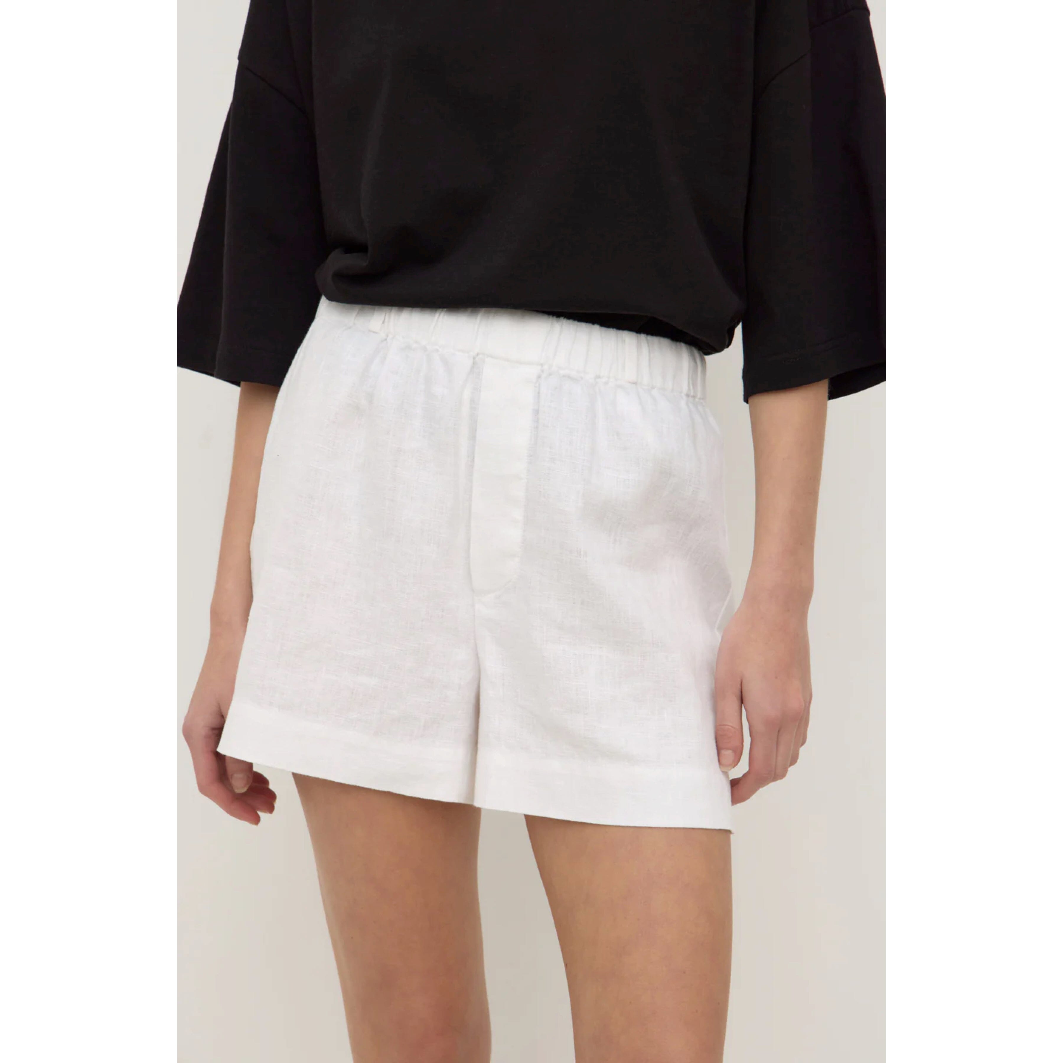 Assembly Label Everyday Linen Short - White Assembly Label