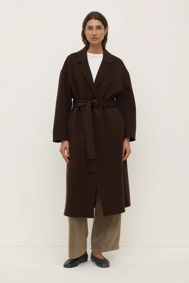 Assembly Label Jenna Wool Jacket - Dark Chocolate Assembly Label