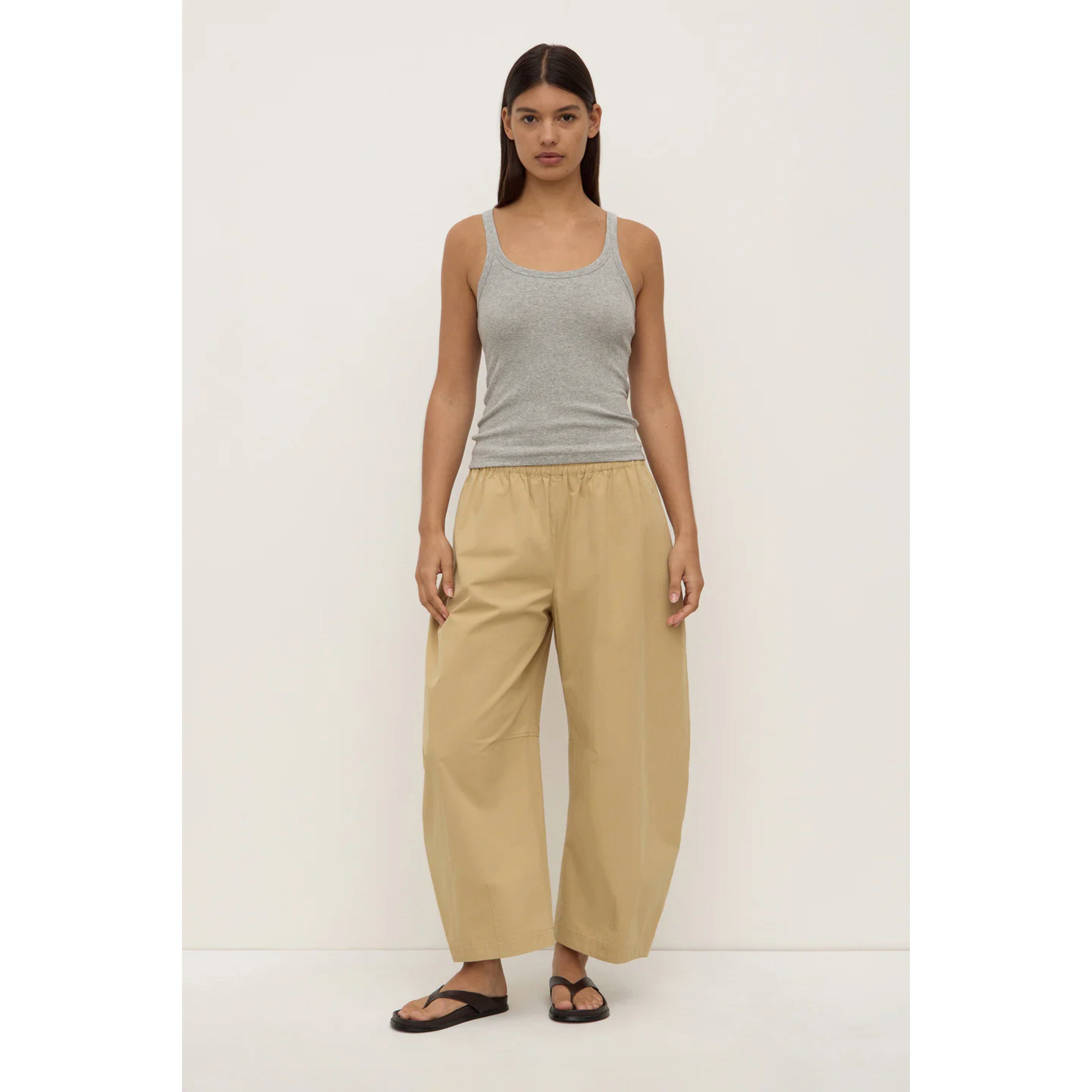 Assembly Label Lola Barrel Pant - Tan Assembly Label
