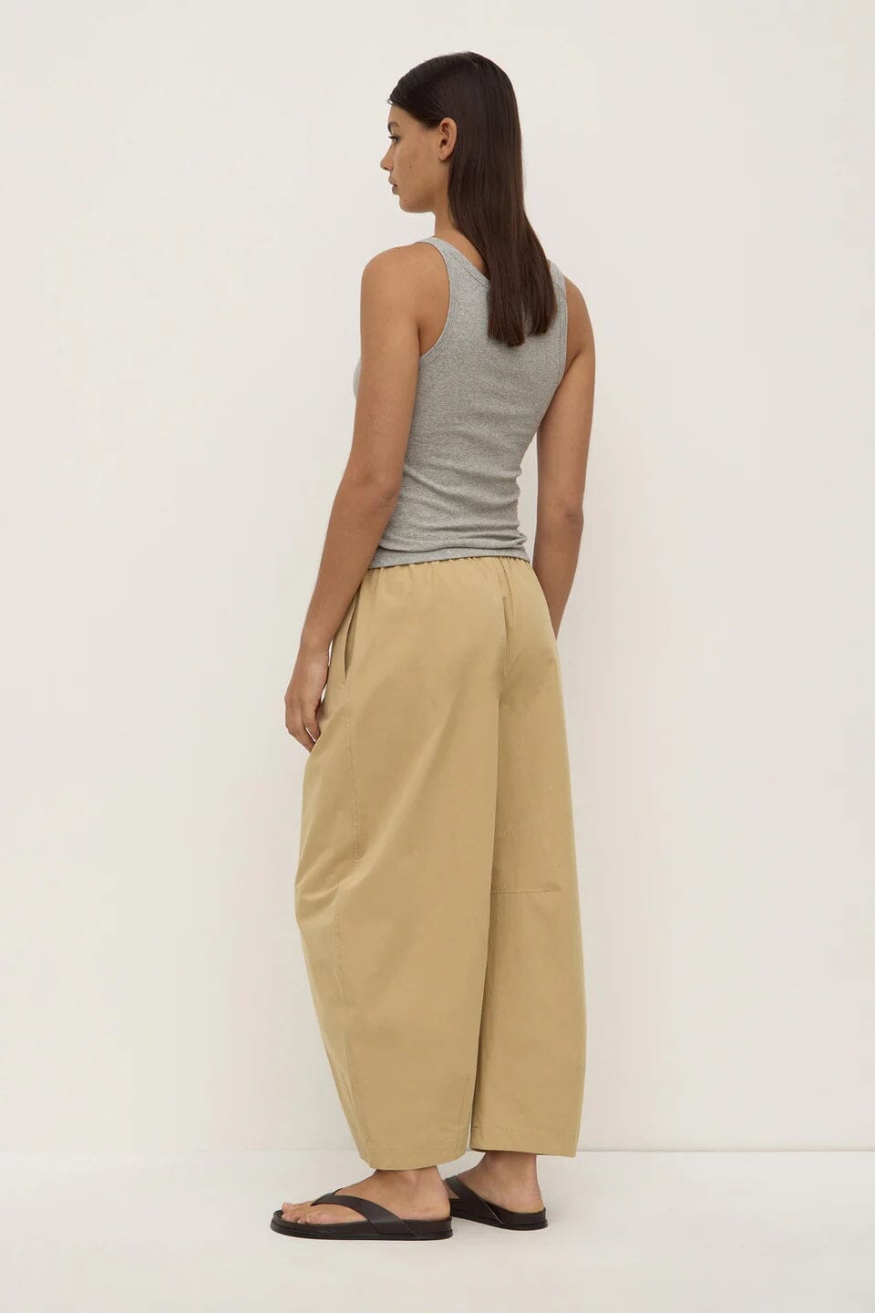 Assembly Label Lola Barrel Pant - Tan Assembly Label