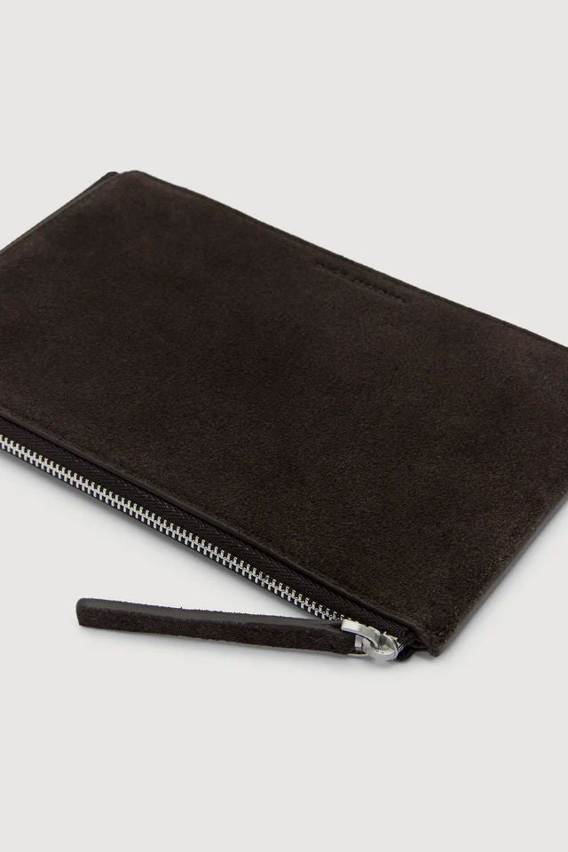Assembly Label Neve Suede Pouch - Ganache Assembly Label