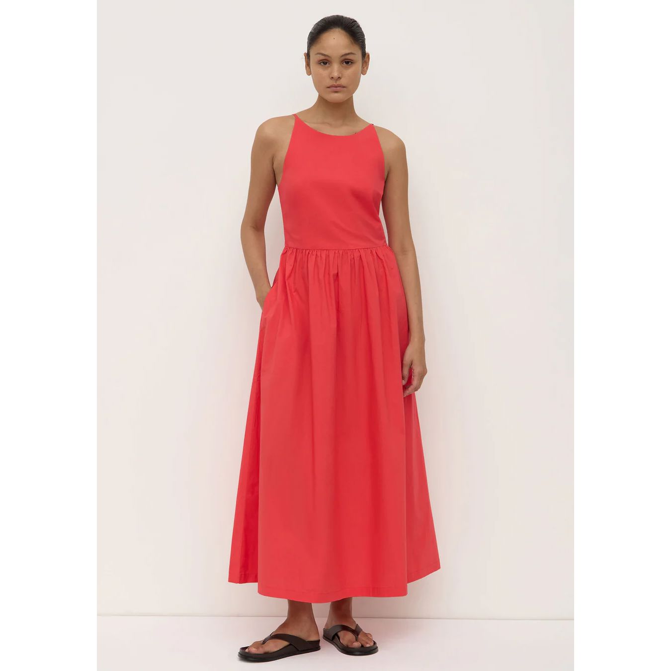 Assembly Label Posie Midi Dress - Chilli Assembly Label