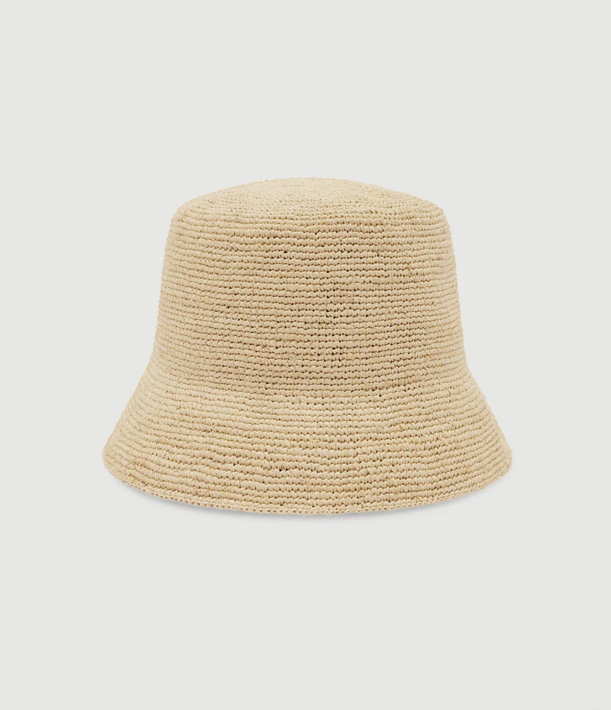 Assembly Label Raffia Short Brim Bucket Hat - Natural Assembly Label