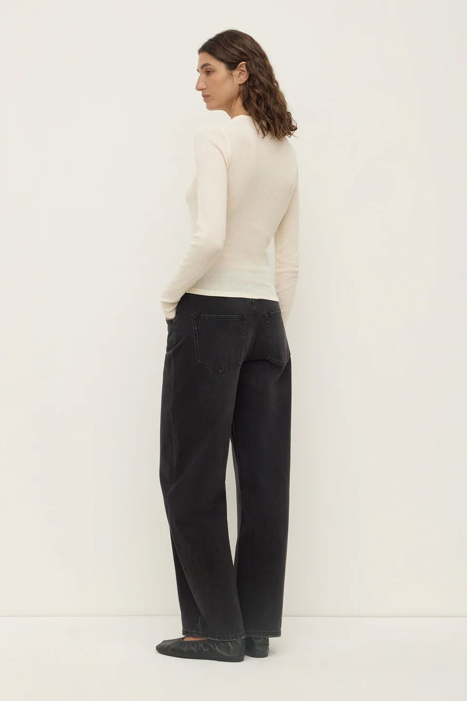 Assembly Label Zali Long Sleeve Tee - Cream Assembly Label