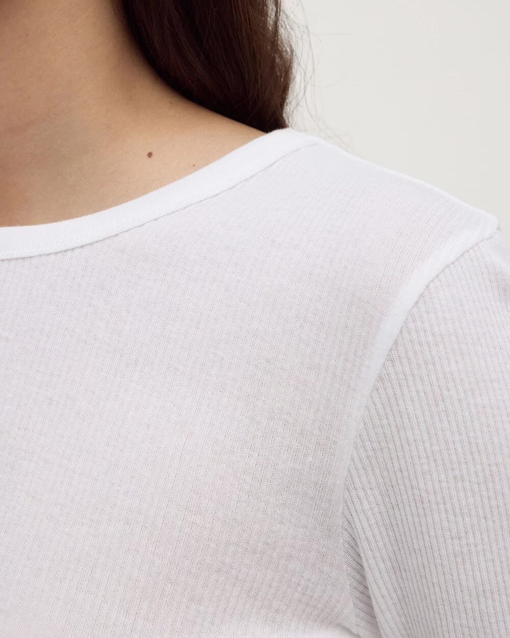 Assembly Label Zali Long Sleeve Tee - White Assembly Label