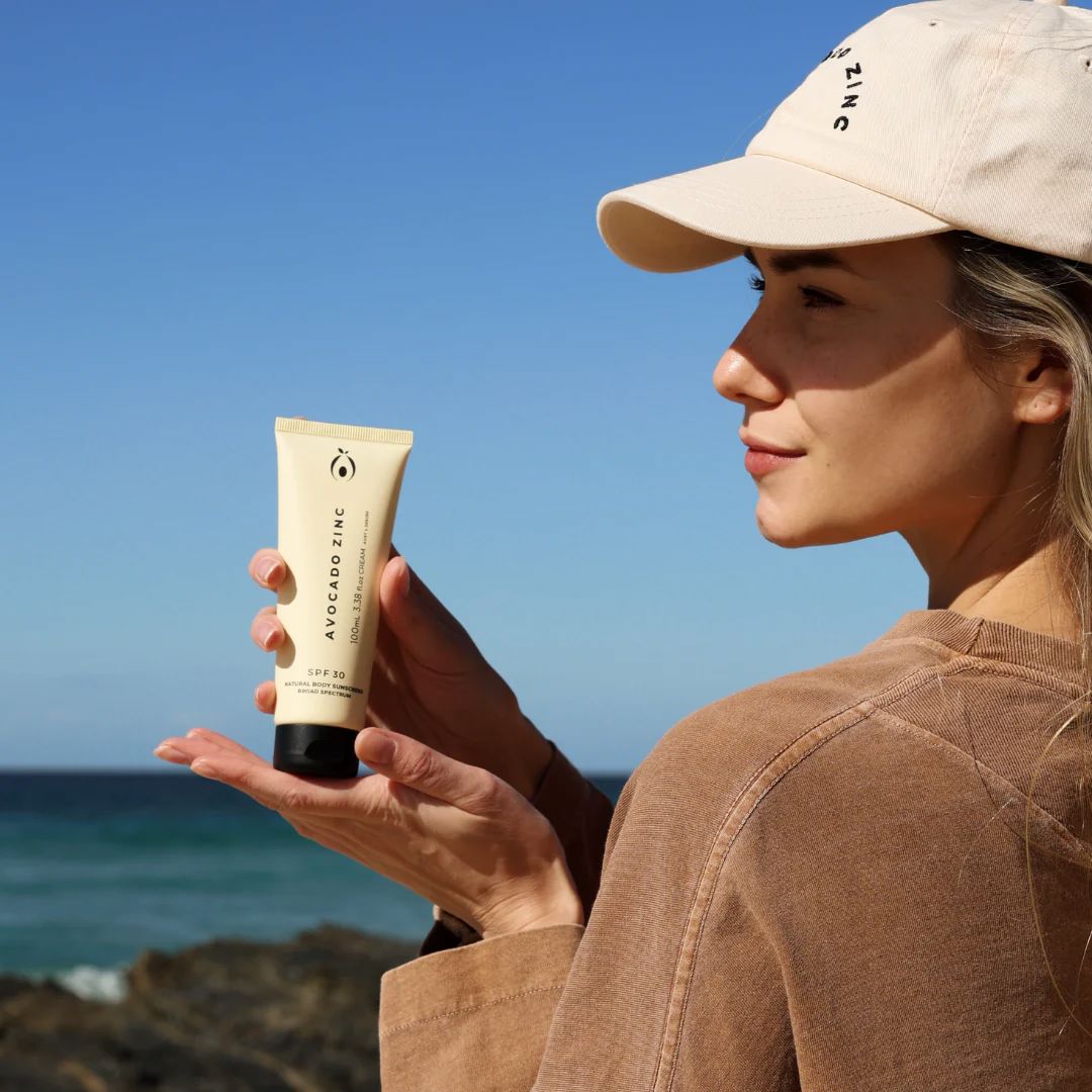 Avocado Zinc SPF 30 Natural Body Suncreen 100ml Avocado Zinc