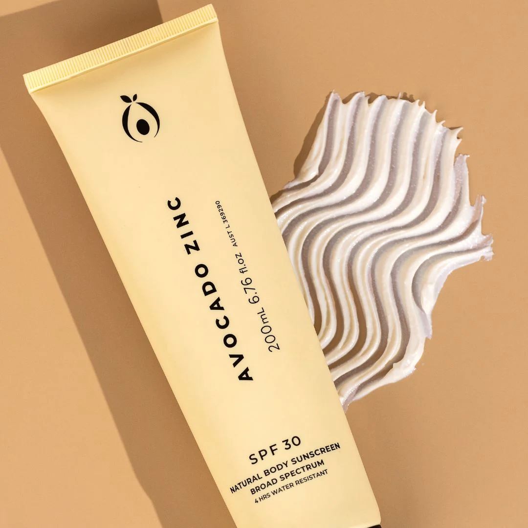 Avocado Zinc SPF 30 Natural Body Suncreen Avocado Zinc