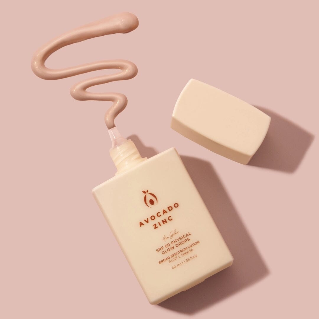Avocado Zinc SPF 50 Physical Glow Drops Avocado Zinc