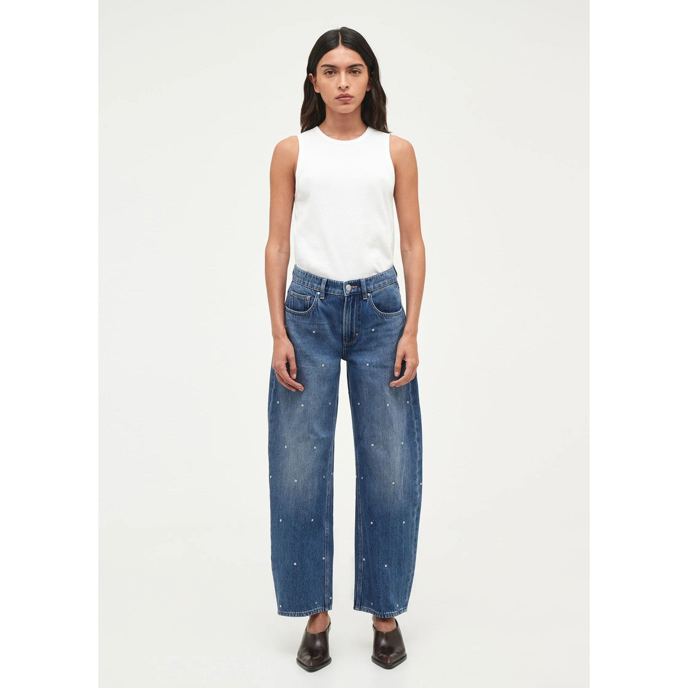 Neuw Denim Amber Barrel Jeans - Milky Way