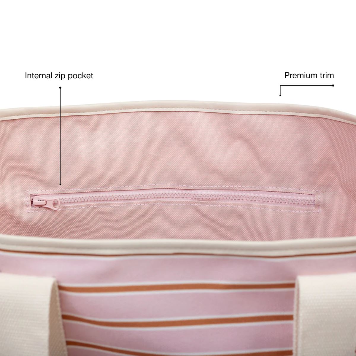 Base Supply Beach Base - Soft Pink / Rust Stripe base