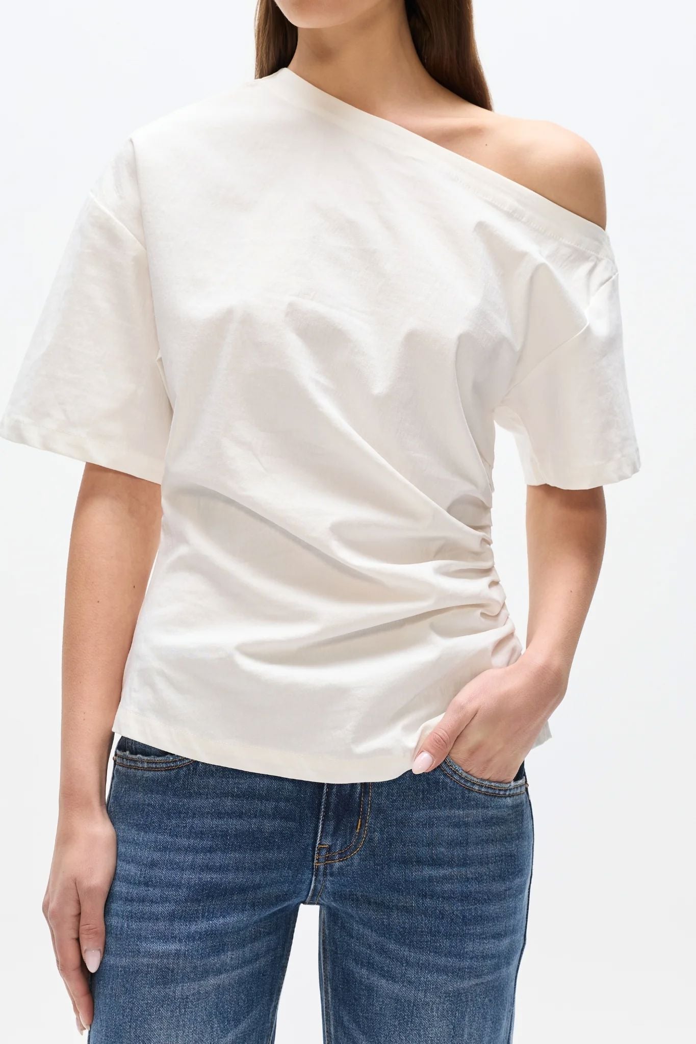 Bayse Suki Top - White Top Bayse
