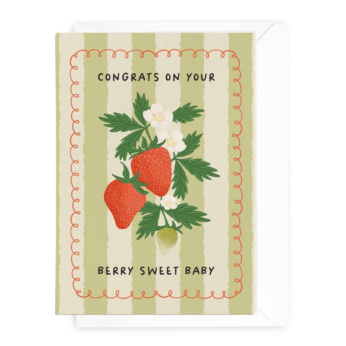 'Berry Sweet Baby' Card Daymaker Stationery