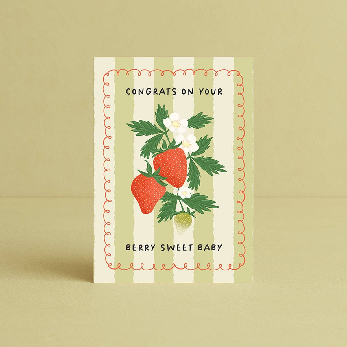 'Berry Sweet Baby' Card Daymaker Stationery