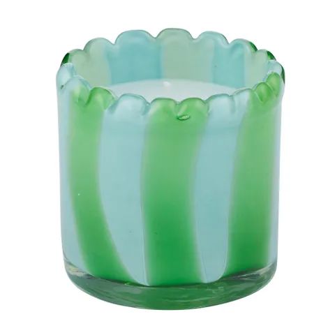 Element Glass Candle - Sky/Emerald Coast to Coast Home