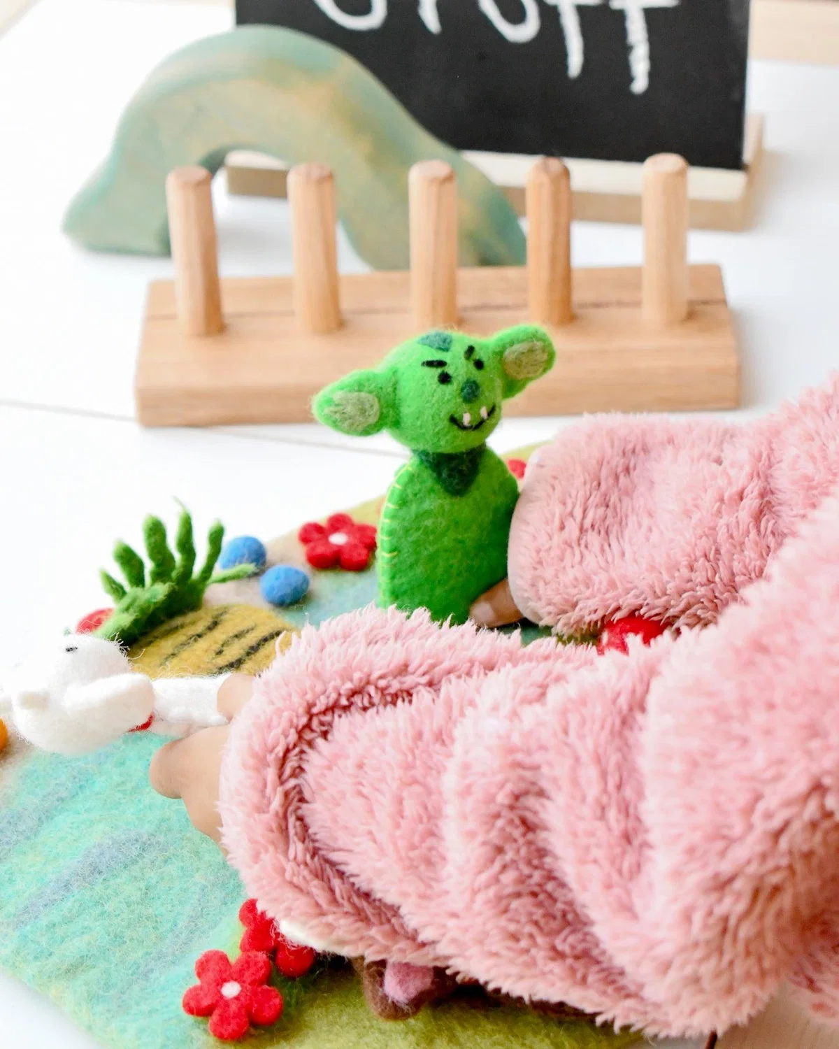 Three Billy Goats Gruff, Finger Puppet Set