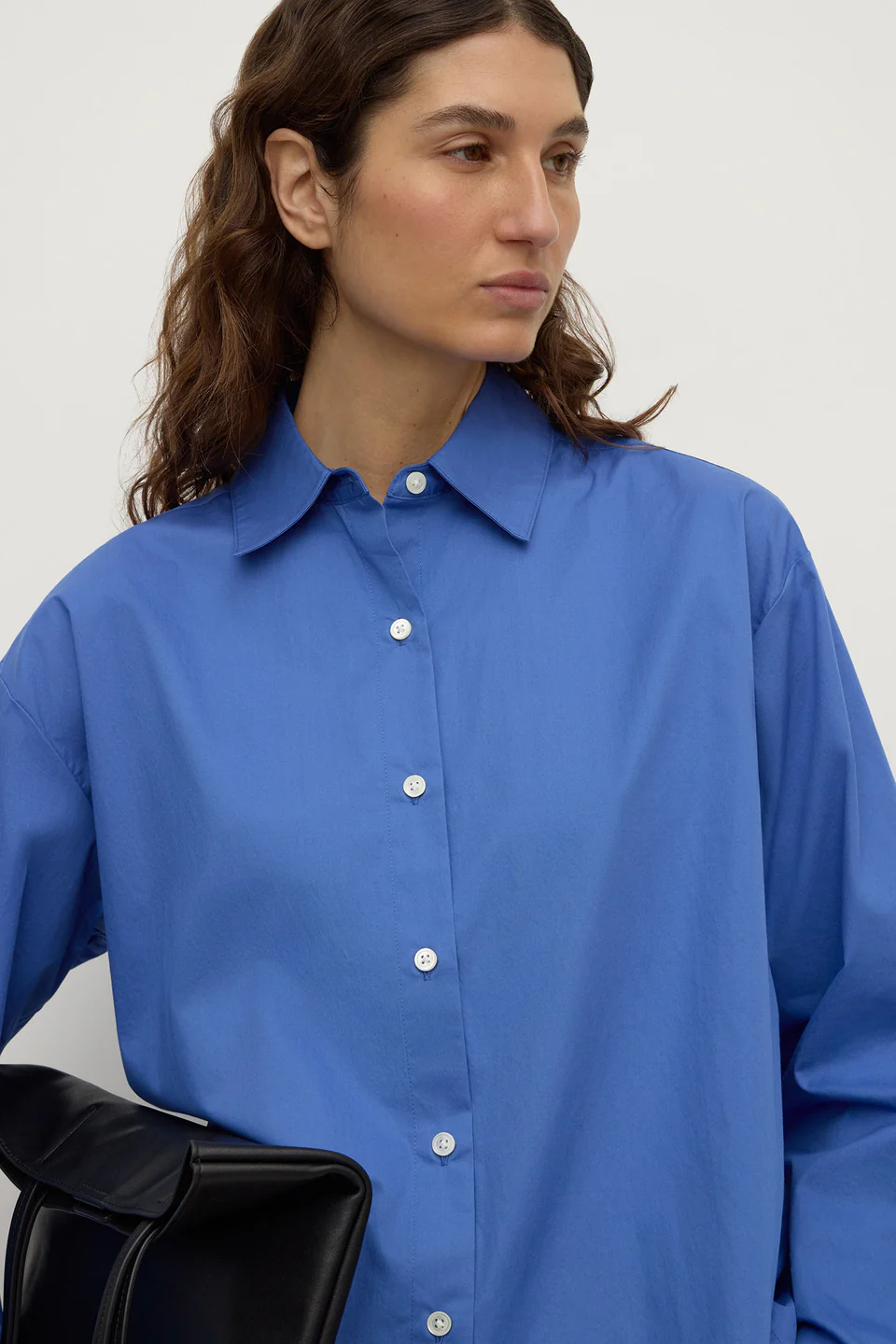 Assembly Label Micha Poplin Shirt - New Blue