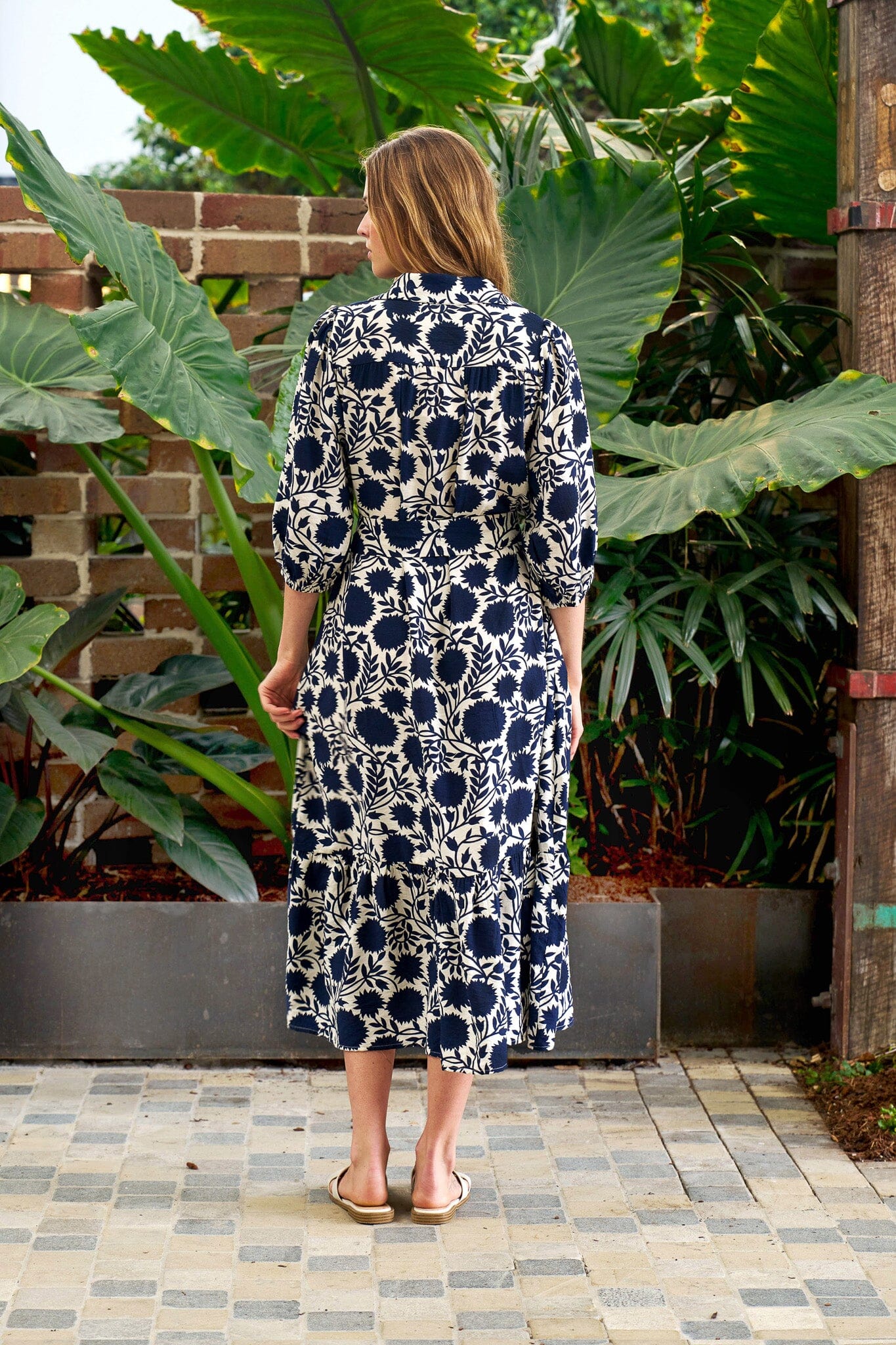Boho Australia Pacheco Dress - Navy Boho Australia
