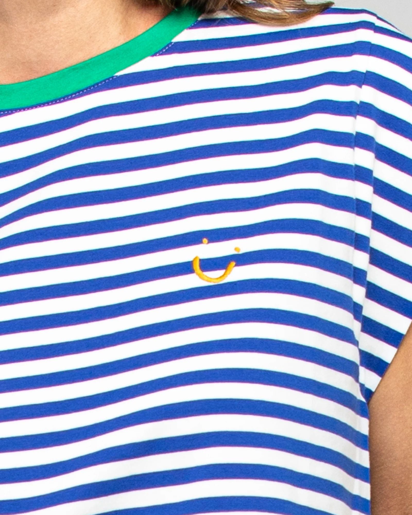 Boom Shankar Bellissimo Tee - Blue Stripe T-shirt Boom Shankar