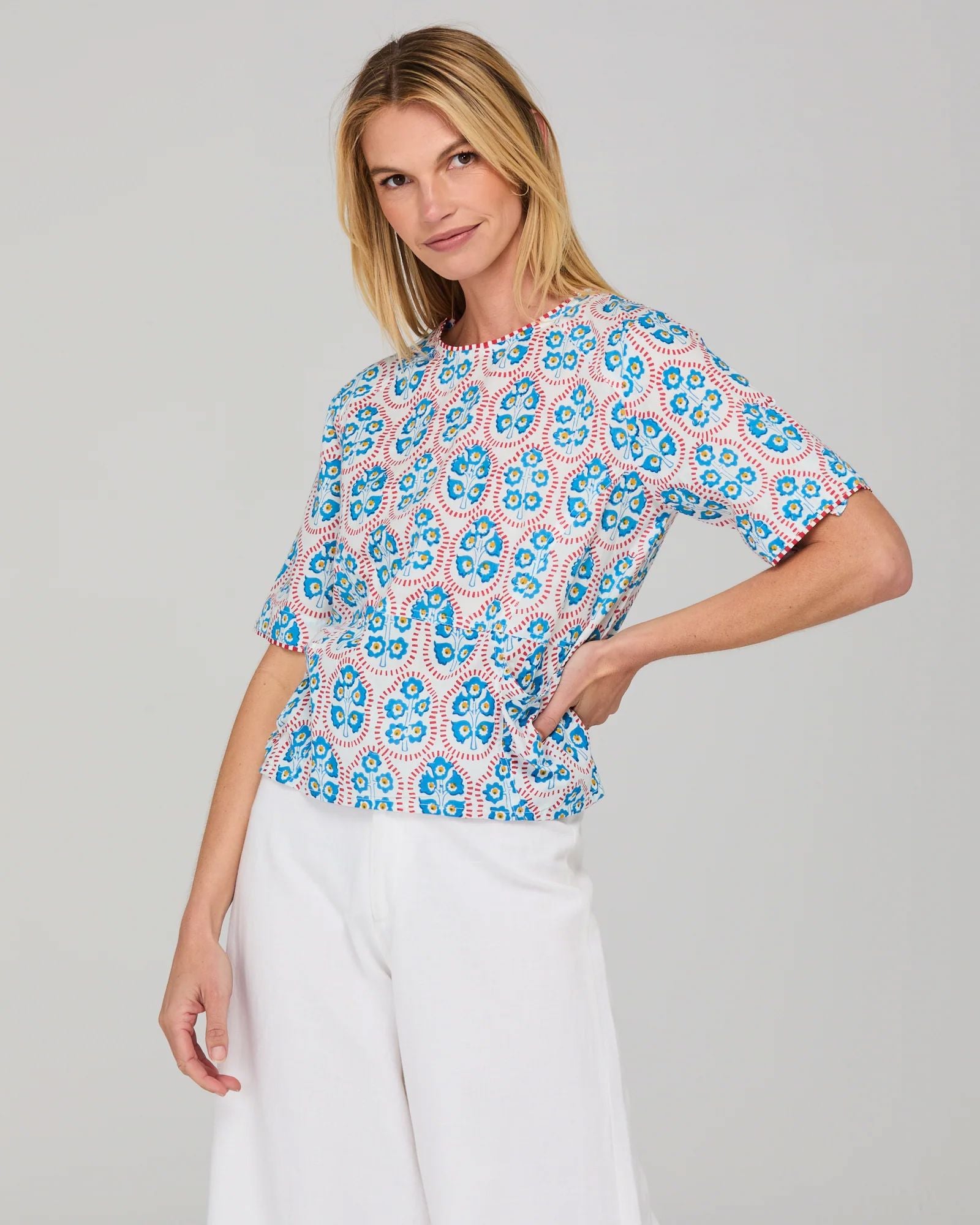 Boom Shankar Guru Top - Emilia White Boom Shankar