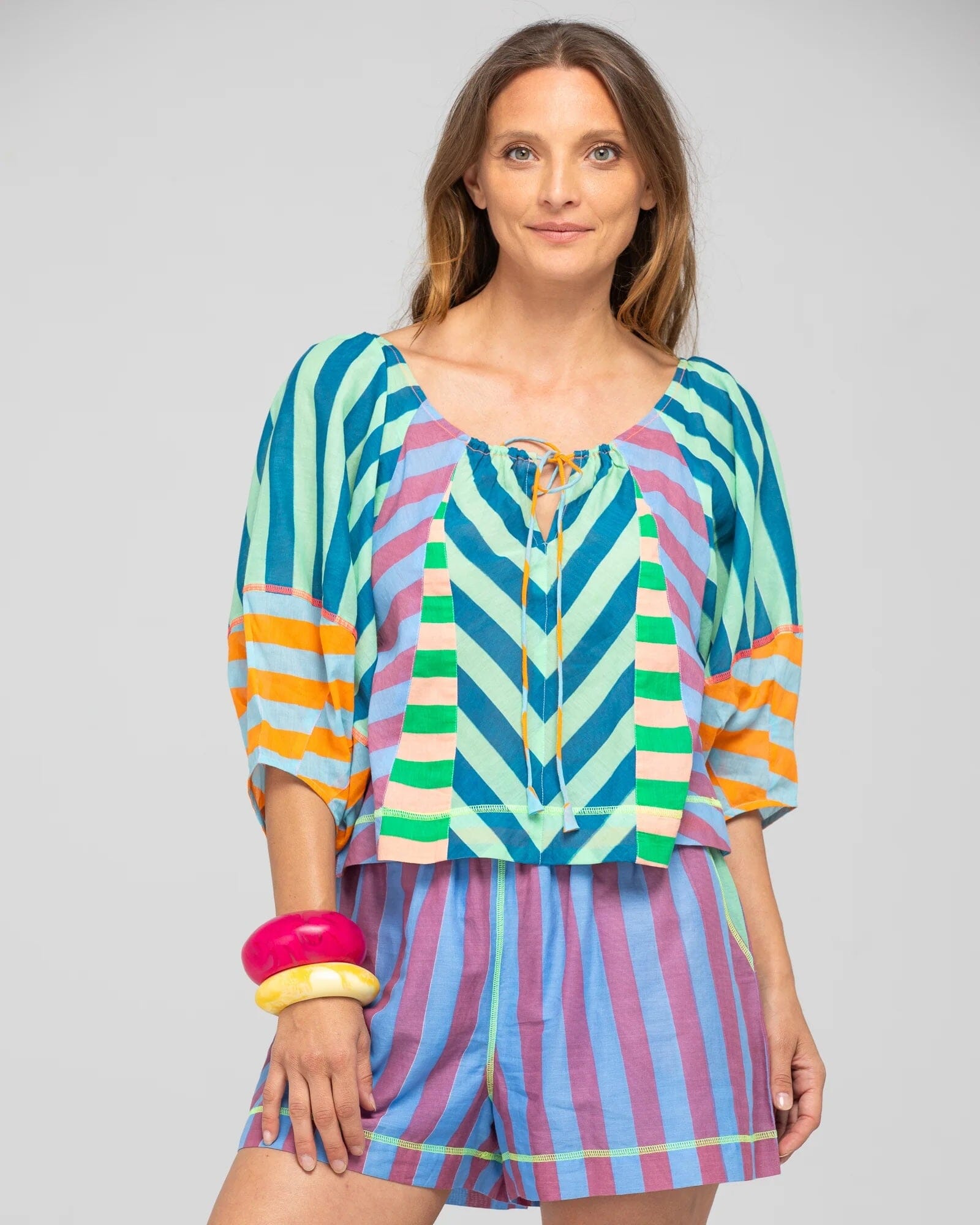 Boom Shankar Lucia Top - Capri Spliced Boom Shankar