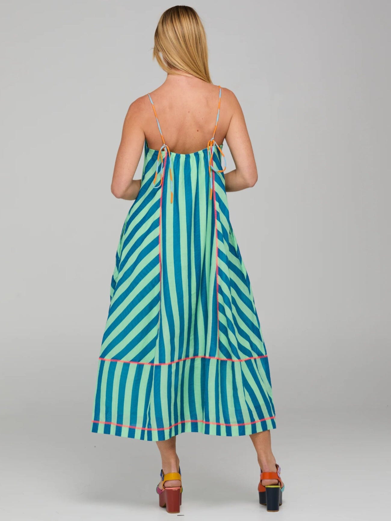 Boom Shankar Sami Dress - Capri Green Boom Shankar
