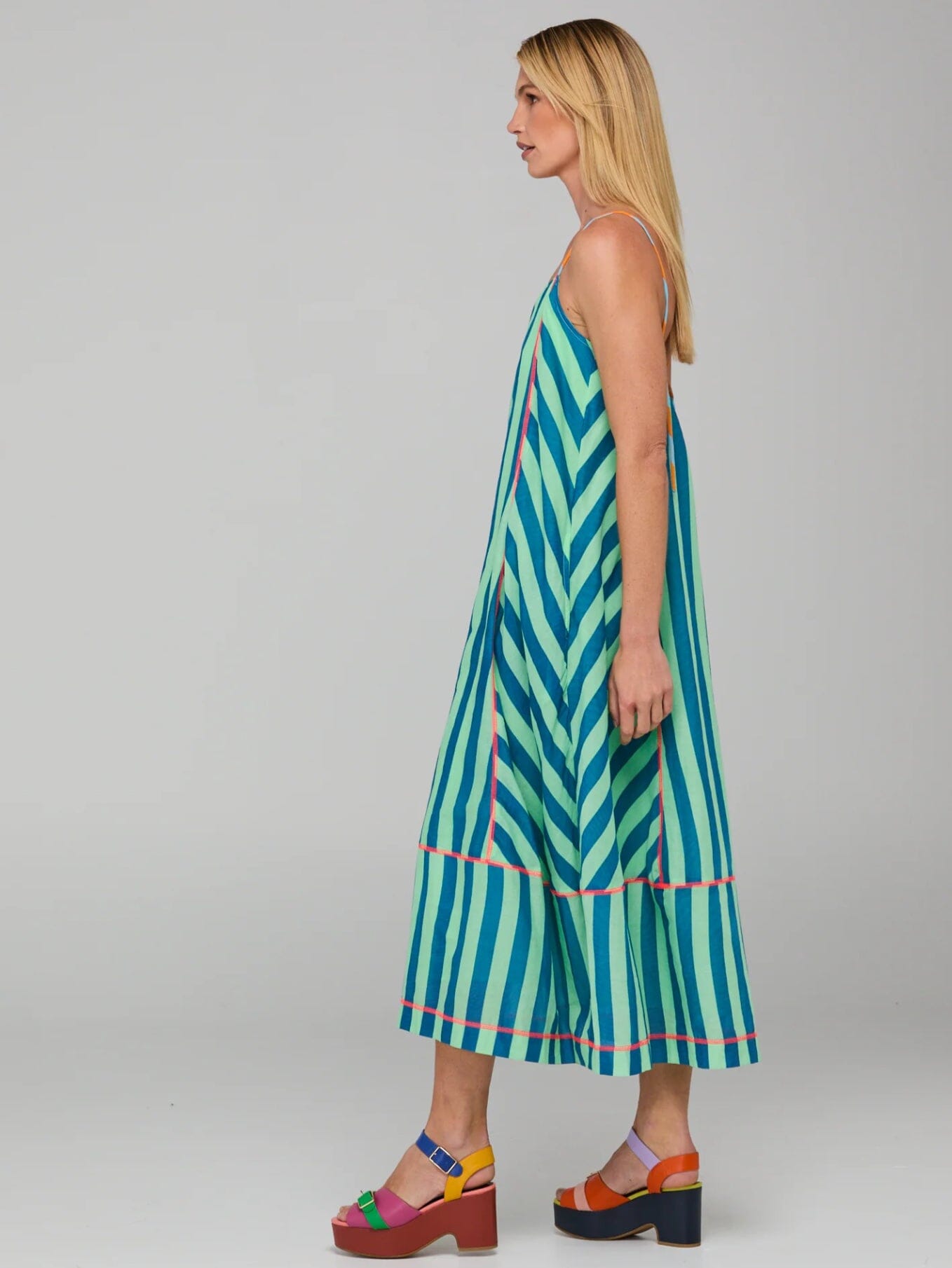 Boom Shankar Sami Dress - Capri Green Boom Shankar