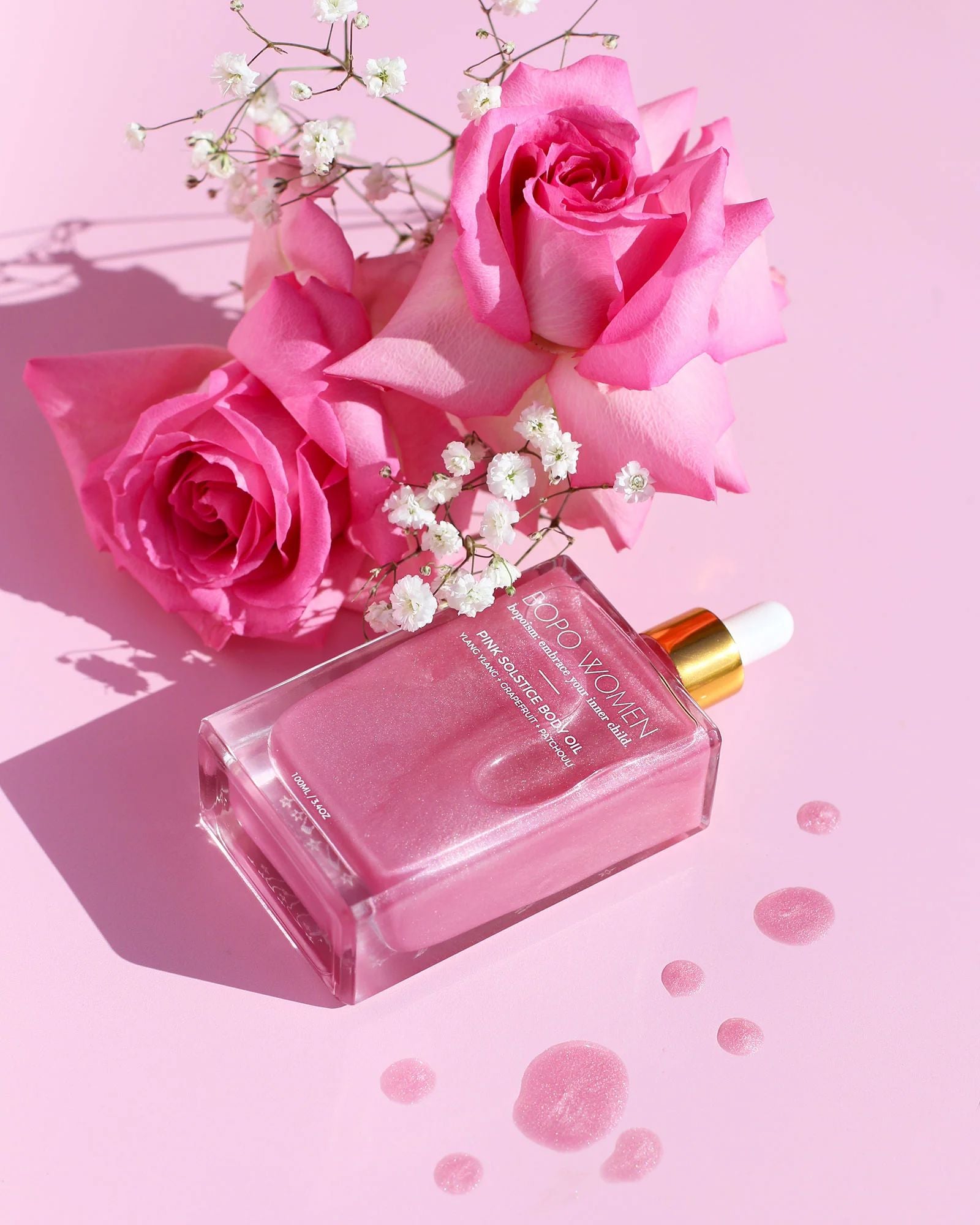Bopo Women Pink Solstice Body Oil Bopo Women